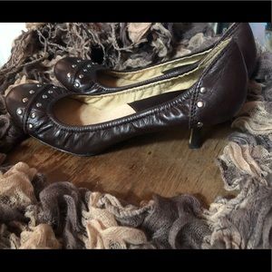 Michael Kors studded kitten heels